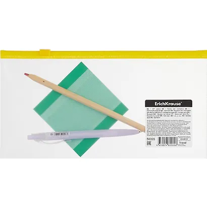 Папка на молнии Travel "Fizzy Clear", Erich Krause - фото 2