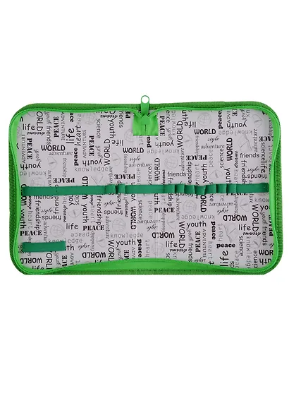 Пенал 1отд. "Землянички" 190*130, молния, лам.картон - фото 2