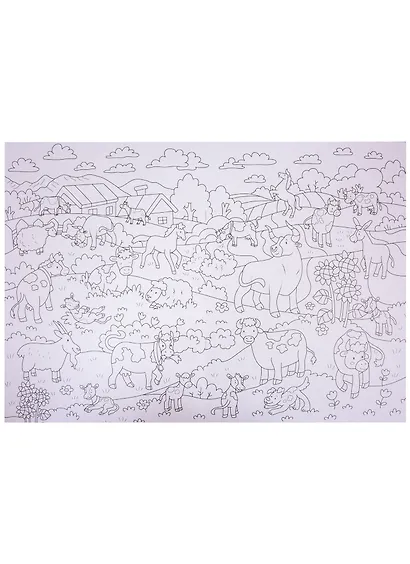 РАСКРАСКА-ВИММЕЛЬБУХ. ДОМАШНИЕ ЖИВОТНЫЕ - фото 5