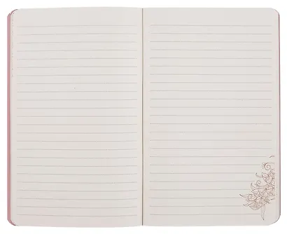 Книга для записей 130*210 32л "Creative. Inspired by William Morris (пионы на темном фоне)" скрепка - фото 4