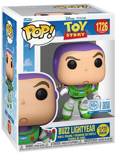 Фигурка Funko POP! Disney Toy Story Buzz Lightyear (GW) (Exc) (1726) (Fun91965) - фото 2
