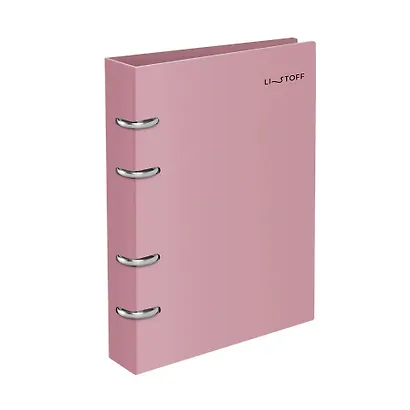 Тетрадь 80 листов, клетка, "Mauve" на кольцах - фото 3