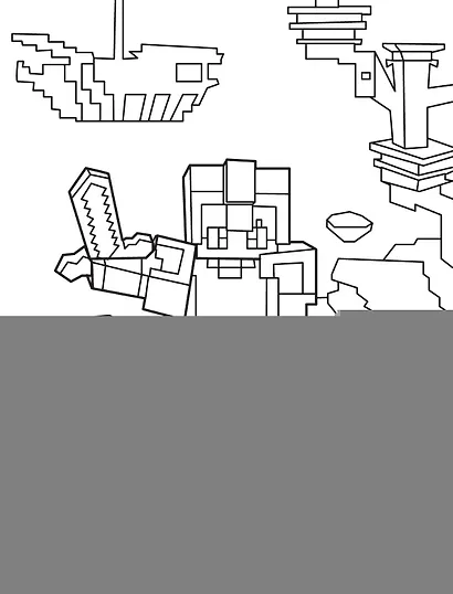 Самая мощная раскраска для фанатов Minecraft (неофициальная, но оригинальная) - фото 7