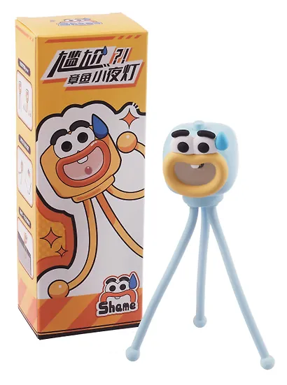 Мини-лампа LED Осьминог синий (пластик) (17х6) (12-Wenhua-202508-L2) - фото 8