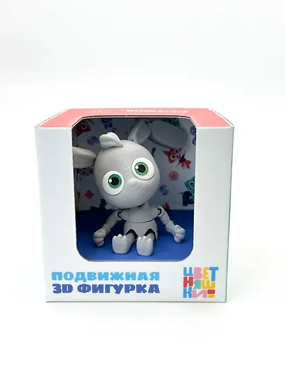 Фигурка 3D Зайчонок Скок (80005999) (6х9х2) - фото 2