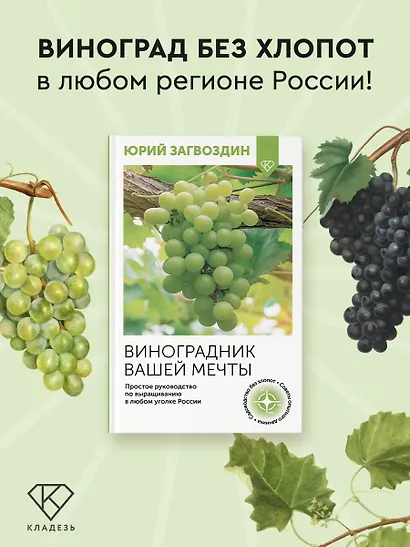 Виноградник вашей мечты. Простое руководство по выращиванию в любом уголке России - фото 3