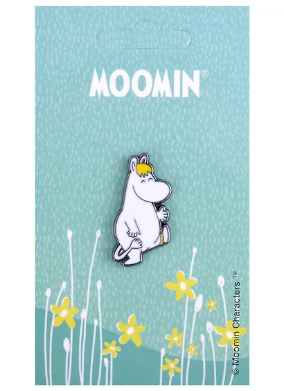 Значок MOOMIN Фрекен Снорк (металл) - фото 1