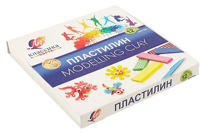 Пластилин "Классика", 12 цветов - фото 2