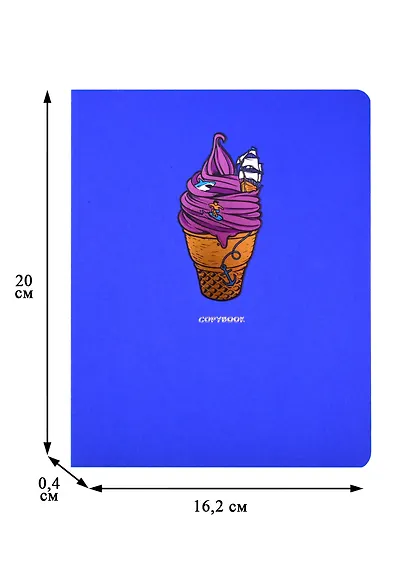 Тетрадь в клетку Listoff, "Total Blue. My summer", 48 листов, в ассортименте - фото 2