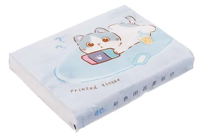 Салфетки бумажные Kawaii Котик, 40 штук, 19х12 мм - фото 7