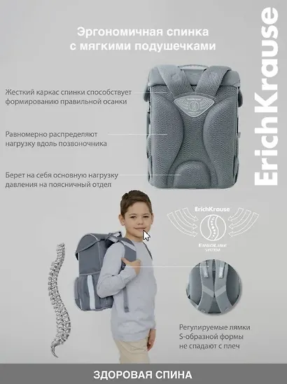 Ранец школьный "Road Beast" с грудной перемычкой, ErichKrause - фото 3