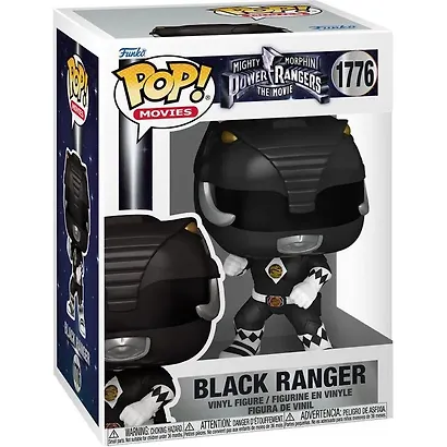 Фигурка FUNKO POP Movies: MMPR Movie- Black Ranger (FNK81193) - фото 1