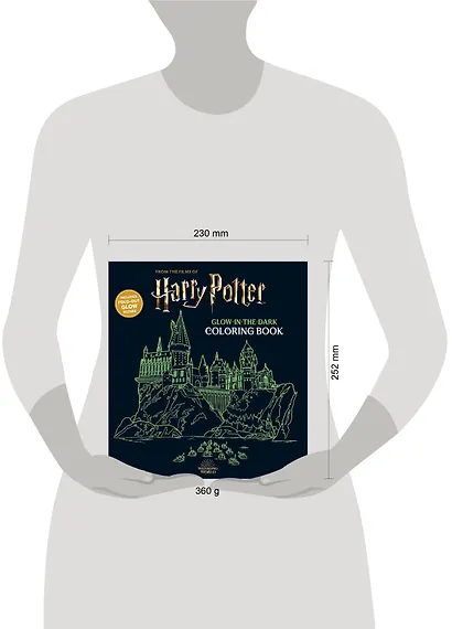 Harry Potter Glow in the Dark Coloring Book Гарри Поттер Светящаяся раскраска - фото 6