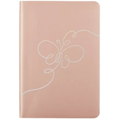 Записная книжка "Софт-тач", А6, 96 листов, розовый - фото 1