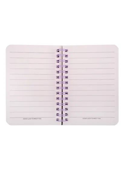 Записная книжка 90*130 90л "Space tourism" карт.обл., фигурн.вырубка, спираль, инд.уп., ассорти - фото 3