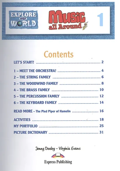Music all Around.  Level 1. Книга для чтения - фото 2