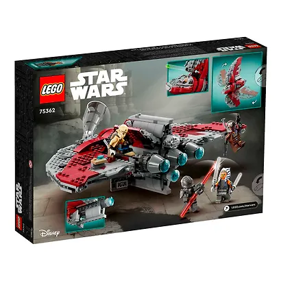 LEGO Star Wars: Джедайский шаттл T-6 Асоки Тано, 599 деталей (75362) - фото 4