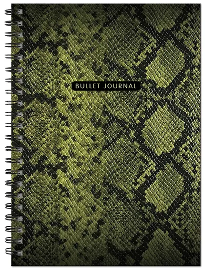Книга для записей А4 60л тчк. "Bullet Journal (змея)" - фото 2
