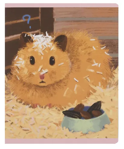 Тетрадь в клетку "Хомяки", 48 листов, в ассортименте - фото 4