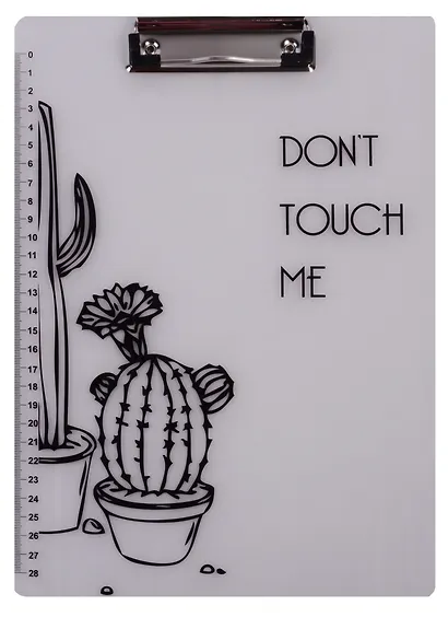 Планшет А4 "Don't touch me" - фото 2