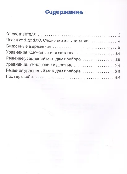 Математика. Решение уравнений. 2 класс. Тематический тренажёр - фото 2