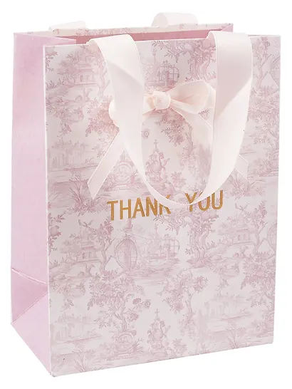 Пакет А5 18*23*10 "THANK YOU" жен., тиснение фольгой, бум.мат.ламинат - фото 1