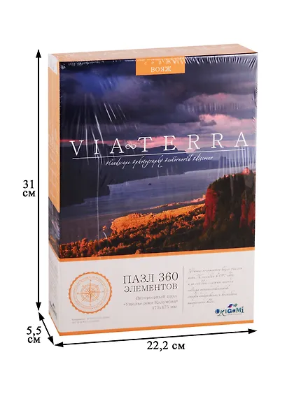 Пазл 360 эл. Виа Терра.Ущелье реки Колумбия - фото 2