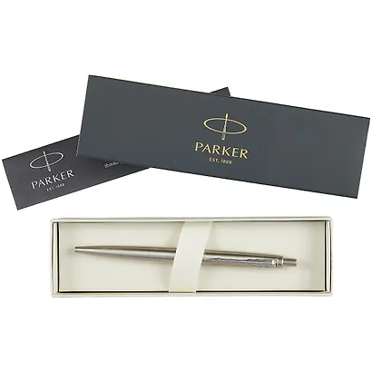 Ручка шариковая Parker, Jotter XL Monochrome 2020 Grey, подарочная синяя 1 мм - фото 2