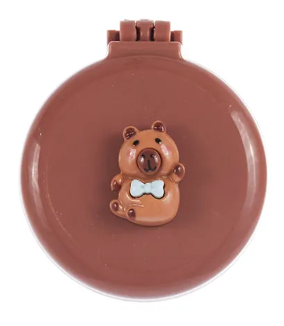 Расческа складная с зеркалом Капибара (пластик) (7см) (12-20250220-2) (Lafilaf) - фото 9