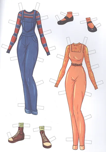 ВЫРЕЖИ КУКЛУ АНИМЕ. АНИМЕ КУКОЛКИ. НАРЯДИ МЕНЯ - фото 2