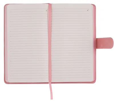 Ежедневник недат. А6+ 120л 110x190 "Тиволи" розовый, кожзам, тв.переплет, тисн.фольгой, магнит.клапан, офсет, загругл.углы, справ.мат-лшы, ляссе, инд.уп - фото 6