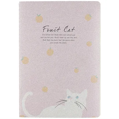 Тетрадь в линейку Fruit cat, B5, 38 листов, в ассортименте - фото 4
