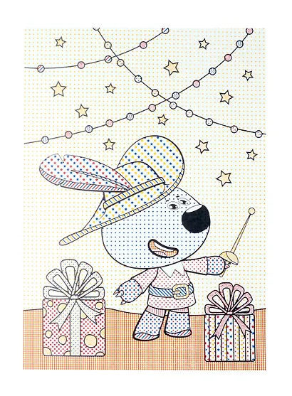 Большая водная раскраска. Ми-ми-мишки. Новый год - фото 3