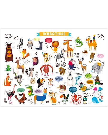 Первые книжки малыша. Развиваем мозг ребёнка. 10 гигантских плакатов - фото 5