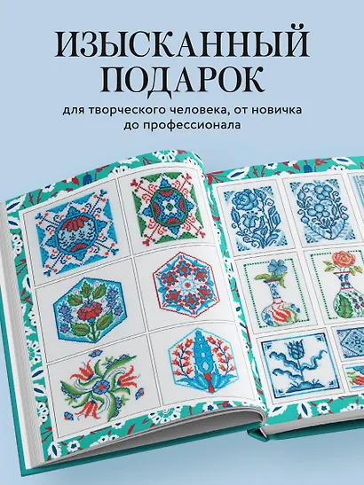 Вышивка крестиком, вдохновленная керамикой. Расписные изразцы - фото 5