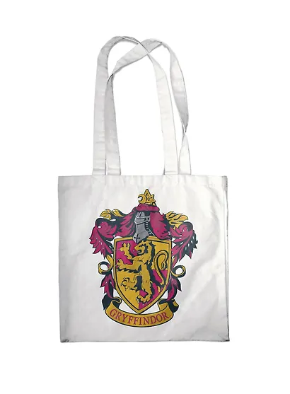 Сумка. Гриффиндор (белая, 38х43 см, длина ручек 58 см) - фото 2