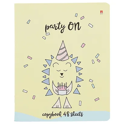 Тетрадь в клетку Альт, "Ёжик-романтик", 48 листов, в ассортименте - фото 4