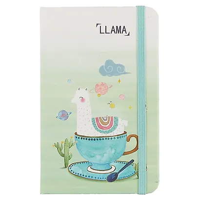 Записная книжка «Llama in cup» А6, 96 листов в клетку, в ассортименте - фото 1