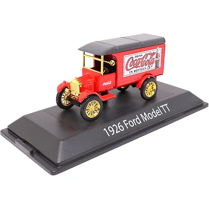 443026 Машинка литая коллекционная Motor City Classics - Die-сast модель по лицензии Coca-Cola 1926 Ford Model TT Delivery Van, масштаб 1:43 - фото 2