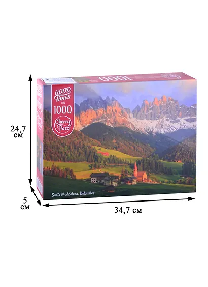 Пазл 1000 дет. Санта-Маддалена, Доломиты Cherry Pazzl 30028 - фото 2