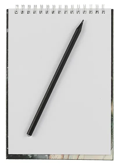 Скетчбук А5 40л "Снежно" белый офсет, 140г/м2, евроспираль - фото 2