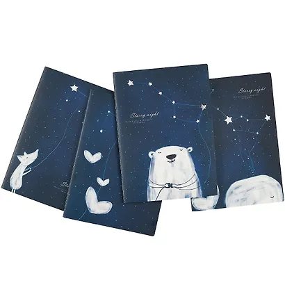 Тетрадь в линейку Starry night, B5, 40 листов, в ассортименте - фото 6