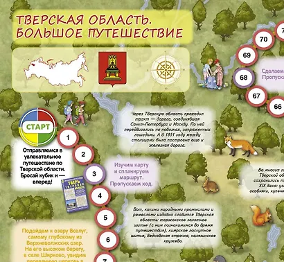 Тверская область. Большое путешествие. Настольная игра - фото 3