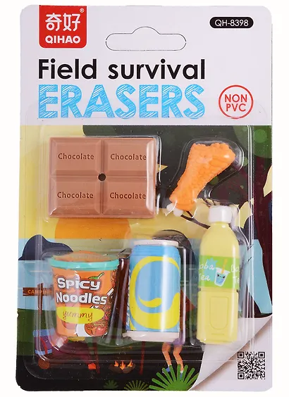 Набор Ластики пазлы Field Survival (блистер) - фото 1