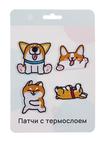 Набор Нашивки Котики-2 (термонаклейки) (11-40230-1326) (упаковка)+Нашивки Корги (термонаклейки) (11-40230-1333) (упаковка) - фото 7