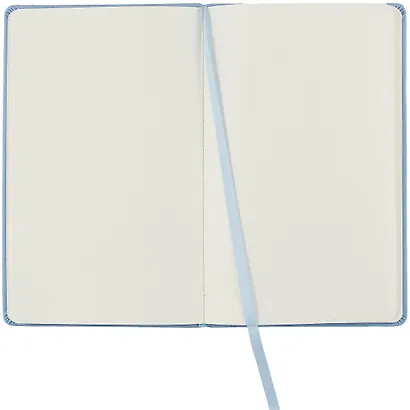 Книга для записей А5 96л тчк. "Joy Book. Голубой топаз" иск.кожа, тв.переплет, ляссе, резинка, инд.уп. - фото 3