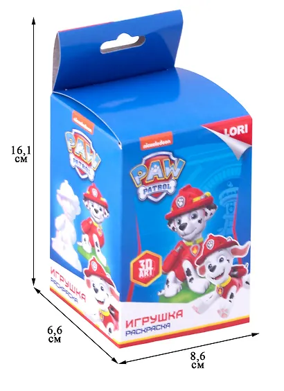 3D Art. Игрушка-раскраска "Щенячий патруль. Маршалл" - фото 2