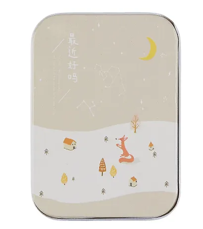 Шкатулка Лисичка зимой (9х7х3) (металл) - фото 3