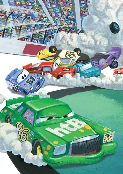 Тачки. Жми на газ! Книга для чтения с цветными картинками - фото 9