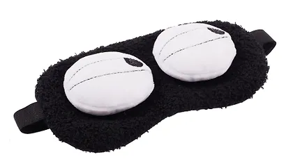 Маска для сна «Глазки», черная, плюш, Lafilaf - фото 5